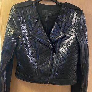 New Sequin Moto Jacket